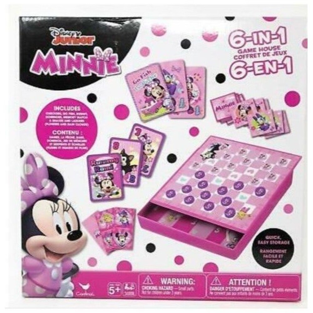 NEW Minnie mouse 6 in 1 game house